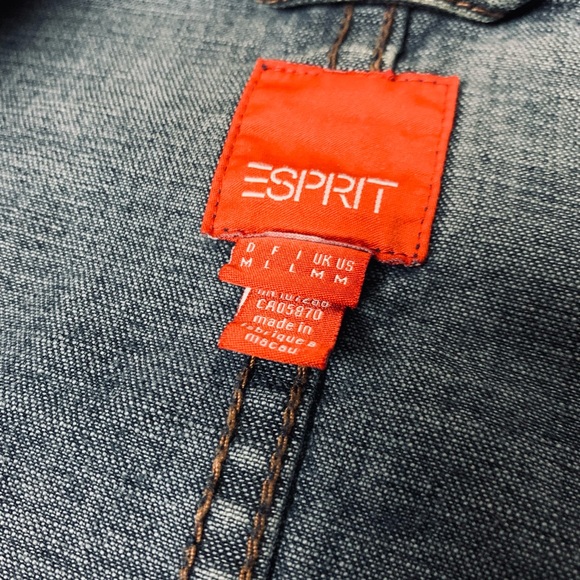 Esprit Denim Jean Jacket Medium - Picture 4 of 8